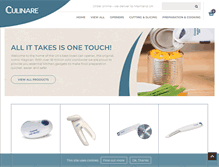 Tablet Screenshot of culinare.com